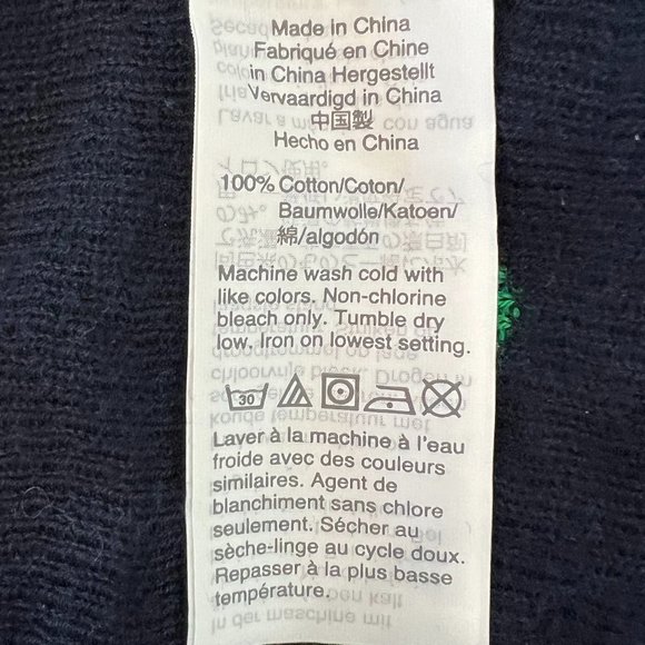 J. Crew Women’s Crew Neck Pullover Sweater Green with Navy Polka Dot XS - Picture 7 of 7